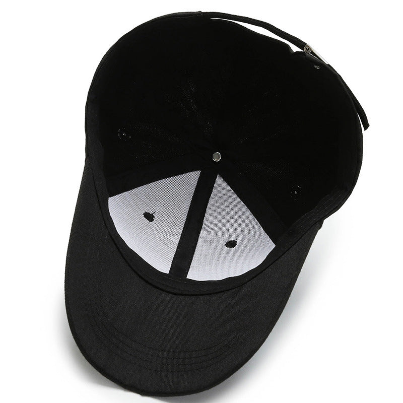 Wholesale Japanese style casual sun visor letter curved brim cap